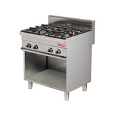 Mașină de gătit, GPL sau gaz, pe suport deschis, 4 arzătoare, Linia 700, Arisco